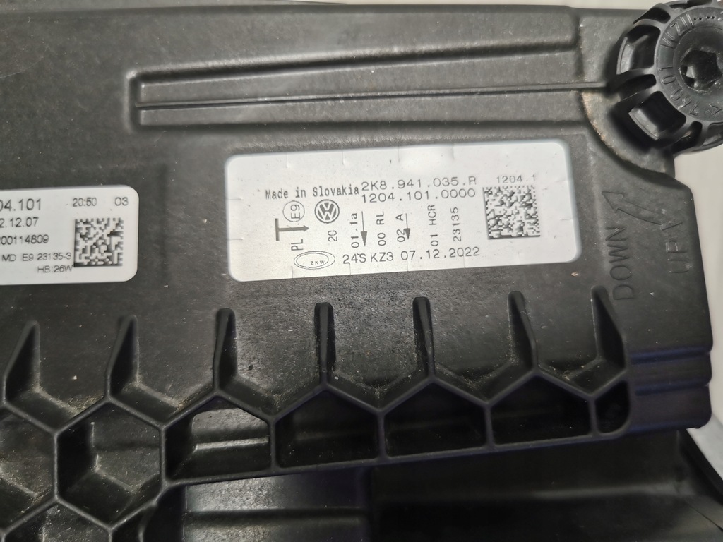 фото №12, Лампа левый перед vw caddy iv 2k8 2k8941035r идеальное состояние