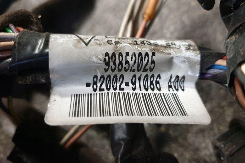 фото №8, Джгут кабелі nissan primastar фургон x83 8200291086 2.0l дизель 84kw 2008