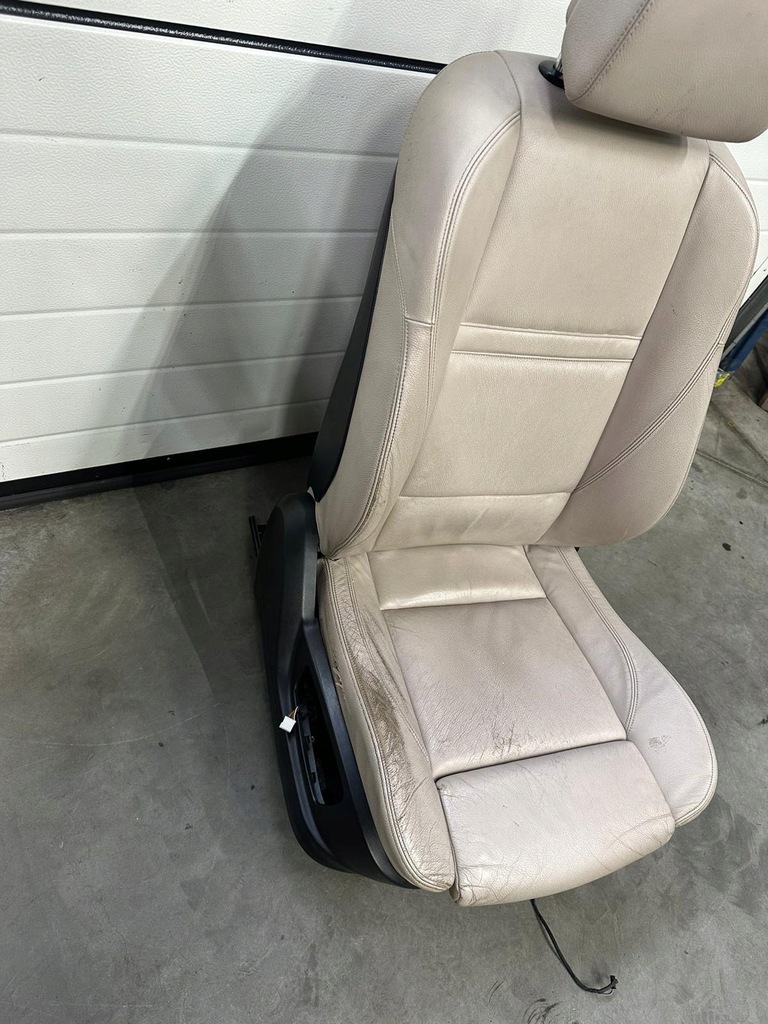 фото №6, Bmw x6 e71 сидіння заднє сидіння водія світлий krem обшивки 14r
