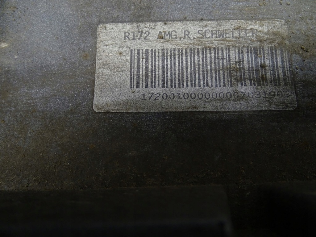 фото №10, Накладка молдинг порог правая mercedes slk r172 amg