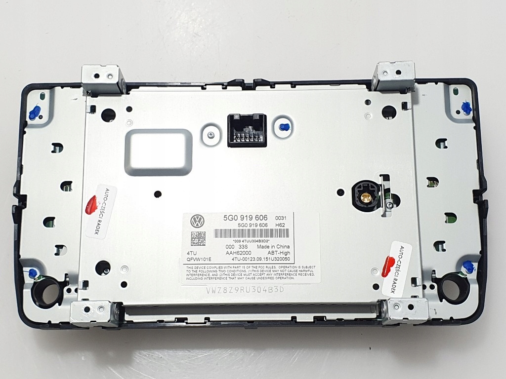 фото №10, Vw golf vii sportsvan монитор навигации mmi экран lcd 5g0919606 super состояние