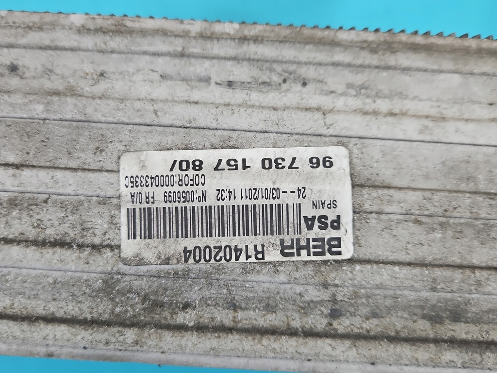 фото №2, Интеркулер citroen c4 ii 9673015780 2.0 hdi