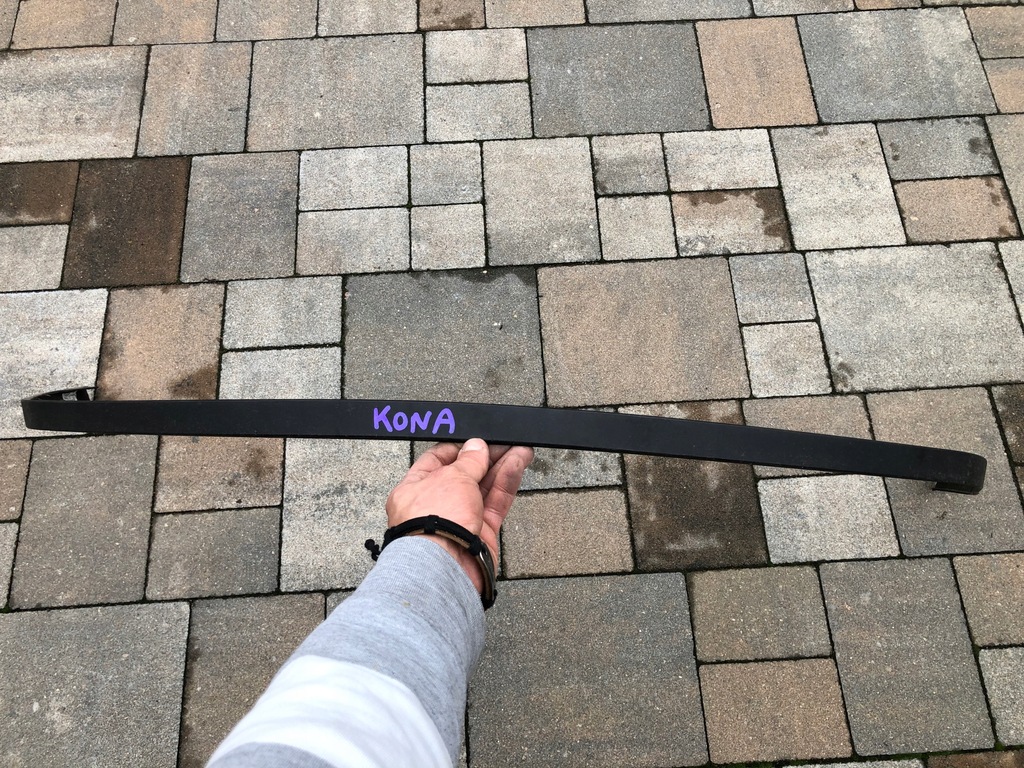 фото №1, Hyundai kona накладка-спойлер бампера перед