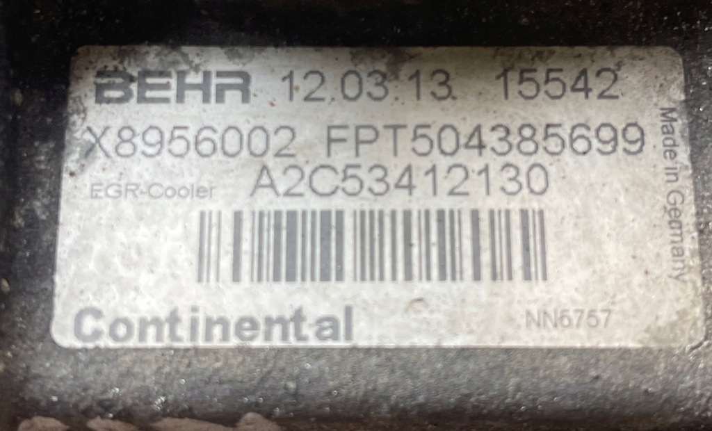 фото №7, Радіатор egr iveco daily ducato 3.0 504385699