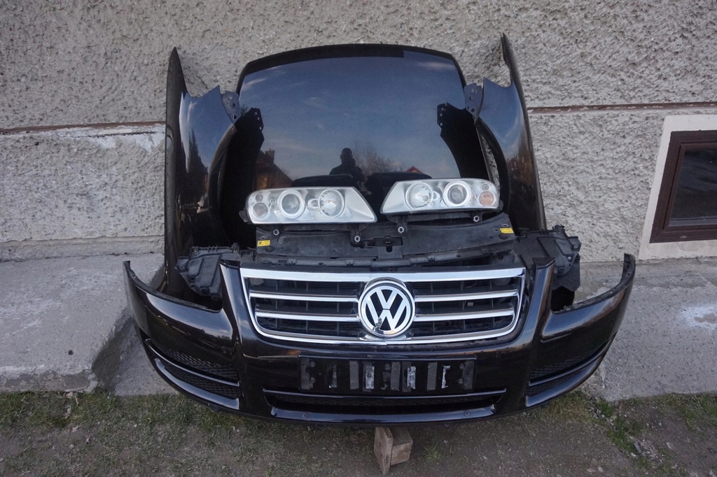 фото №1, Бампер капот крила kompletny перед vw touareg