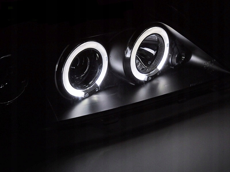 Ліхтарі  фари dacia logan 04-08r кільця led чорний Ціна