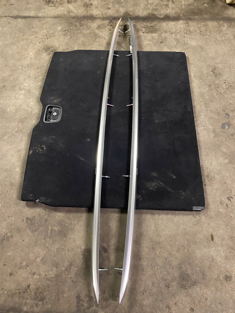 Купить Audi q7 4m рейлинги кровельные хром комплект идеальное