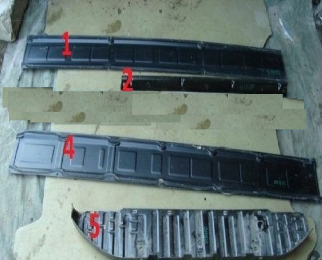 фото №1, Mercedes vito w639 03- лист подножка накладка защита