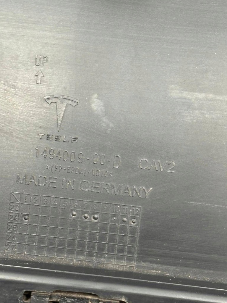 фото №10, Tesla y бампер задняя задний 1494005-00-d