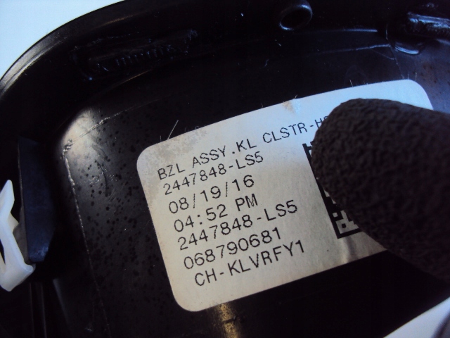 фото №4, Рамка спидометра jeep cherokee kl 2.2d 13-