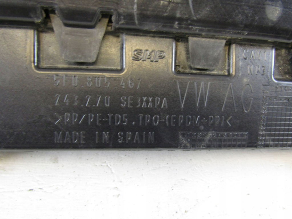 фото №11, Seat leon iv защита pod бампер перед 5f0805467