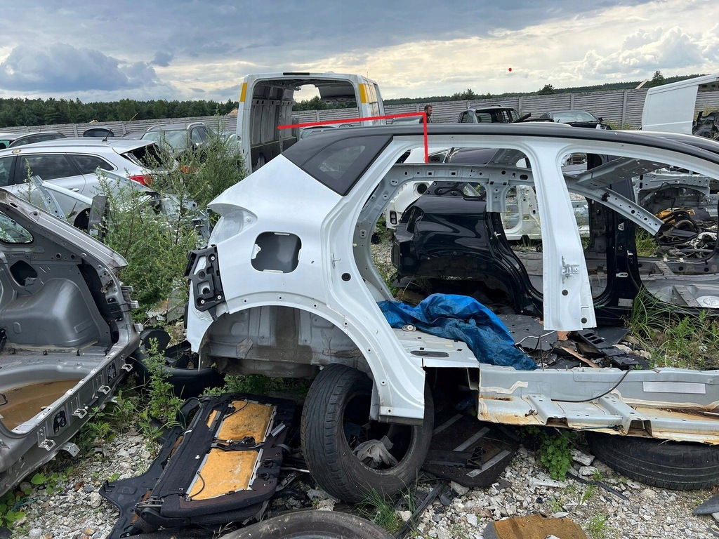 фото №2, Чверть лонжерон правий перед renault captur