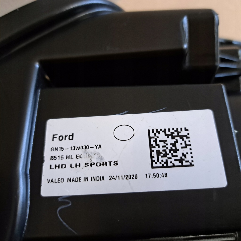 фото №8, Ford ecosport lift лампа фара лівий europa темний gn1513w030ya