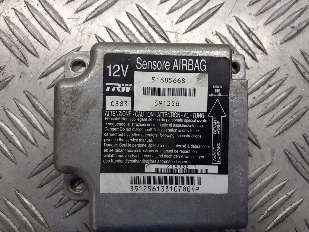 фото №1, Модуль подушка безопасности fiat panda ii 51885668