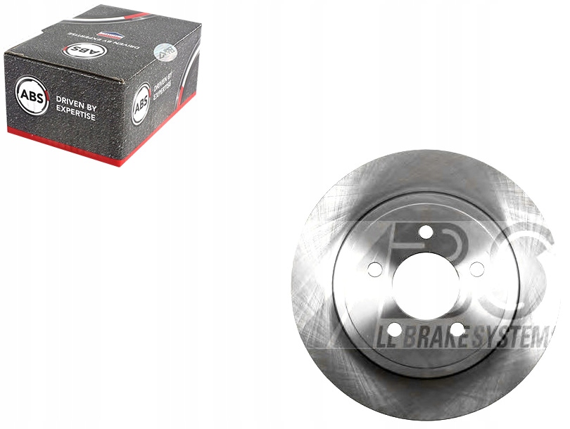 фото №1, 2 x a.b.s. диск тормозной. mazda tribute 04-08 задняя