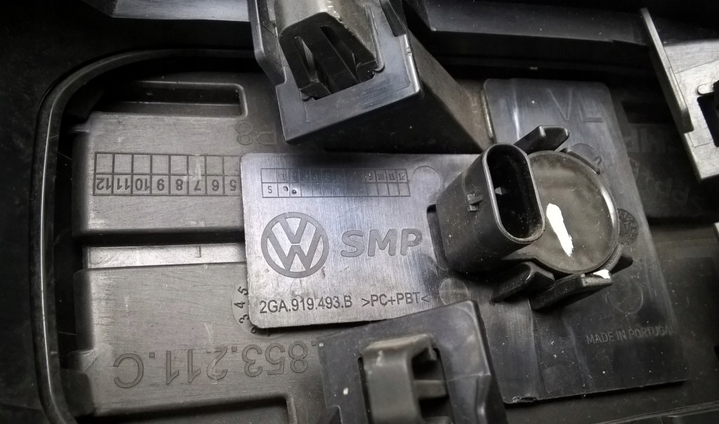 фото №11, Vw t-roc лампа led drl левая бампера kpl. pdc оригинальный номер