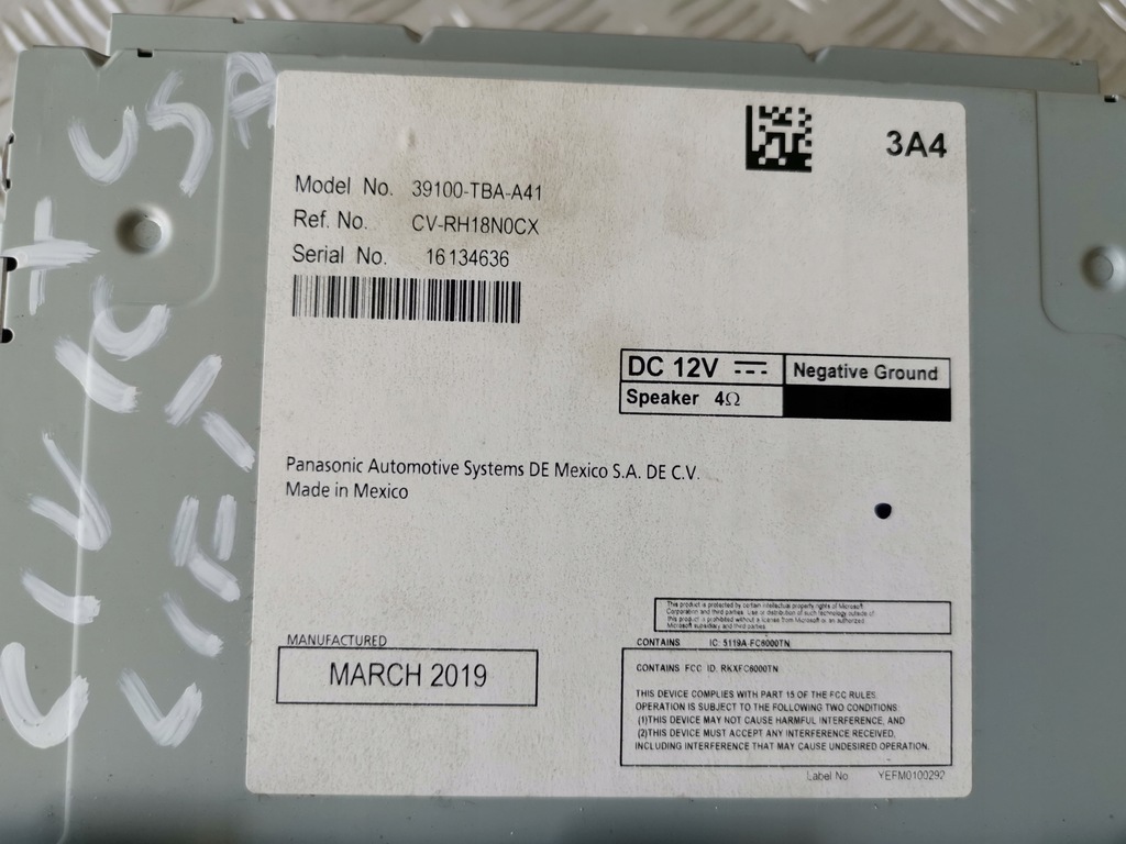 фото №4, Honda civic x usa lift радіо