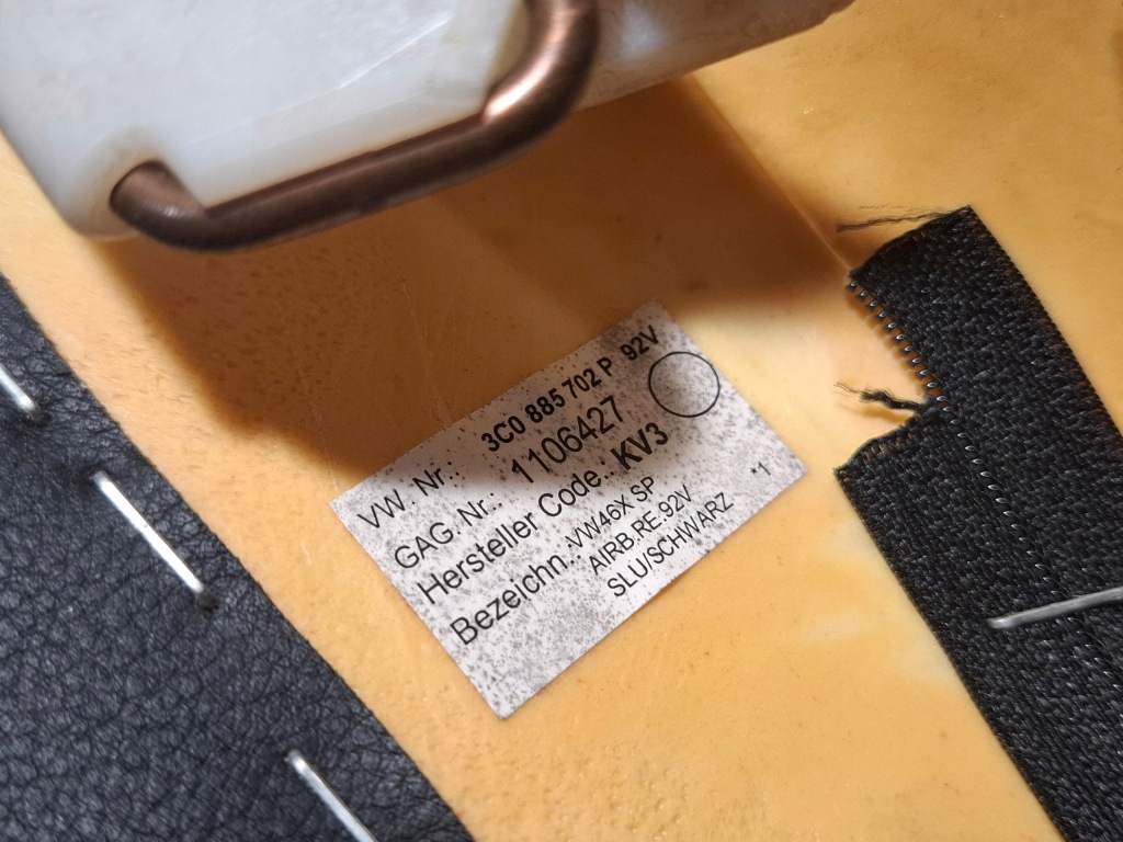 Купити Подушка безпеки подушка сидіння сидіння задній права vw passat b6 2005-2010 3c0885702p