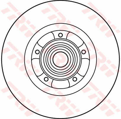 Гальмівні диски гальмівні колодки задня trw renault latitude 2.0 Доставка
