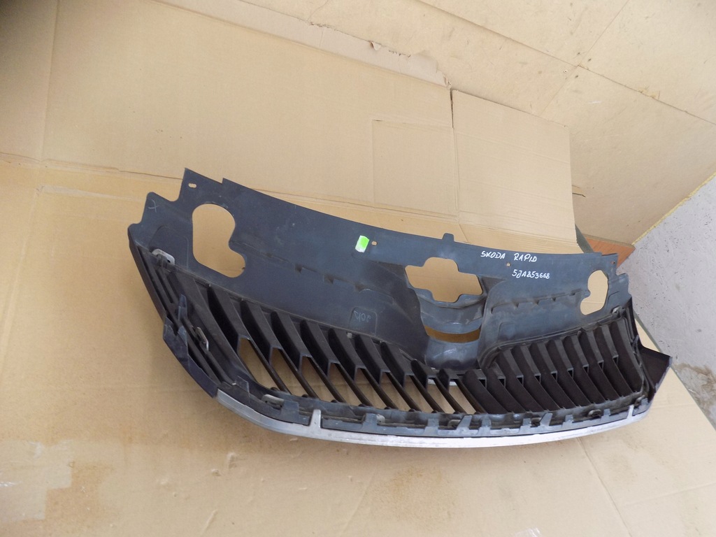 фото №7, Решётка радиатора решётка радиатора skoda rapid перед передняя 5ja853668 оригинал europa
