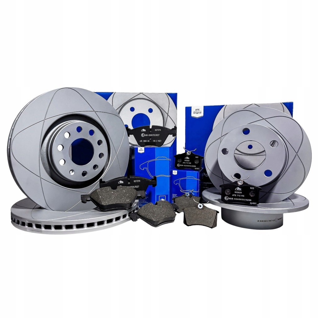 Купить Ate power disc тормозные диски тормозные колодки p+t a3, q3, leon, kodiaq, golf v-vii, touran