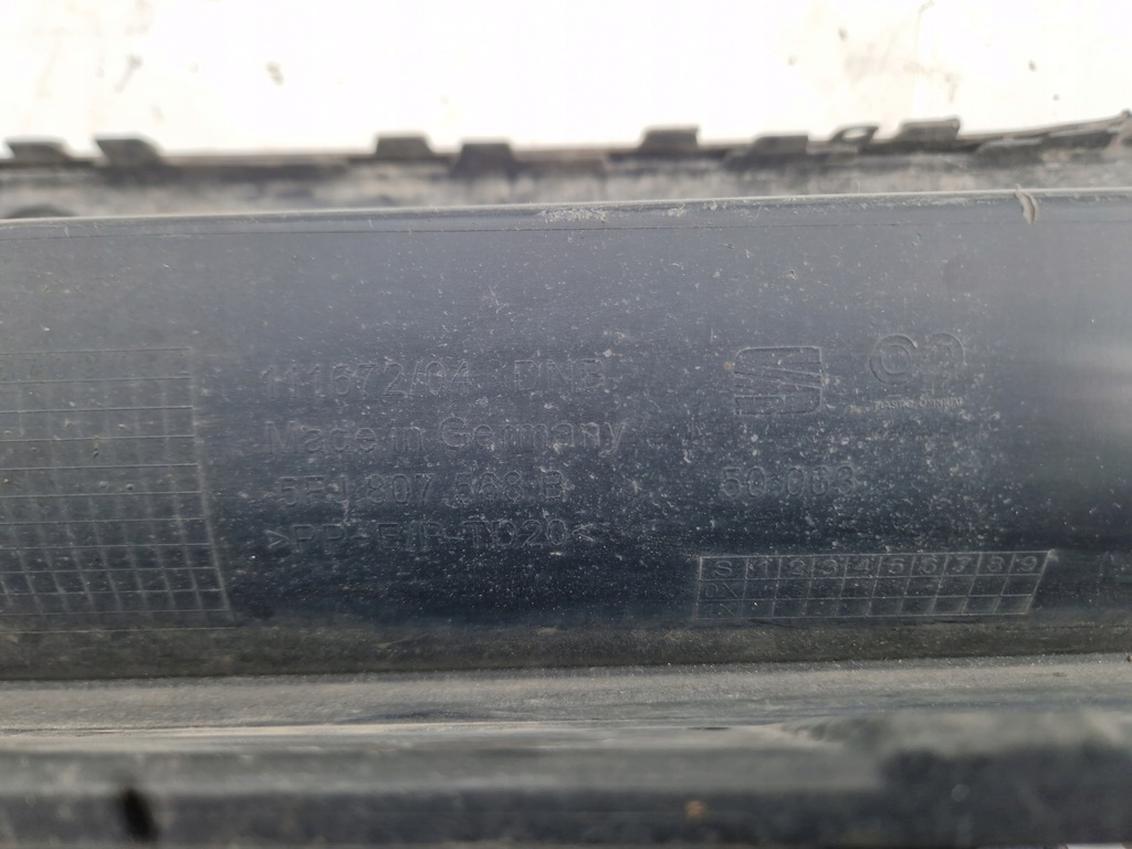 фото №9, Seat tarraco спойлер молдинг бампера задняя задняя накладка