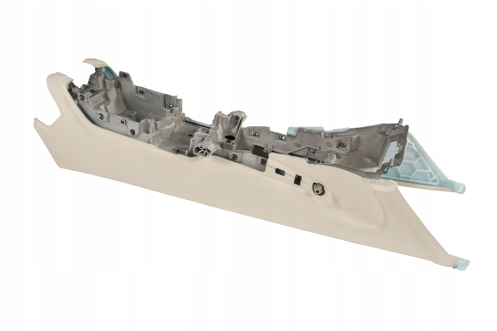 фото №5, Porsche cayenne e2/958 konsola/tunel шкіра cream