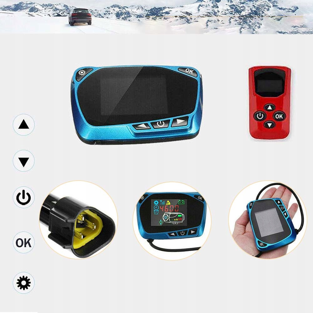 фото №7, Блок управления дисплей lcd отопителя отопления webasto +pilot 12/24v