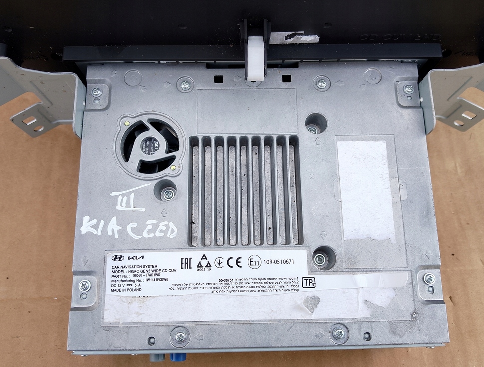 фото №3, Kia ceed iii радио навигация 96560-j7ad1wk