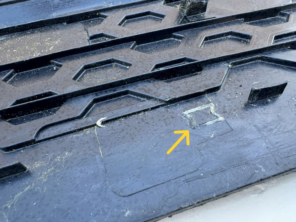 фото №14, Dodge ram iv 4 1500 08-13r накладка молдинг бампера задняя порог