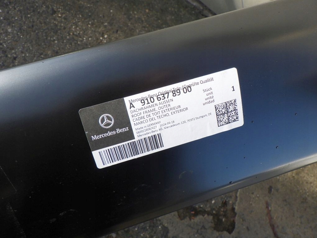 фото №7, Mercedes sprinter w 910 w 907 блок двигателя крышный левый обшивка новый оригинальный