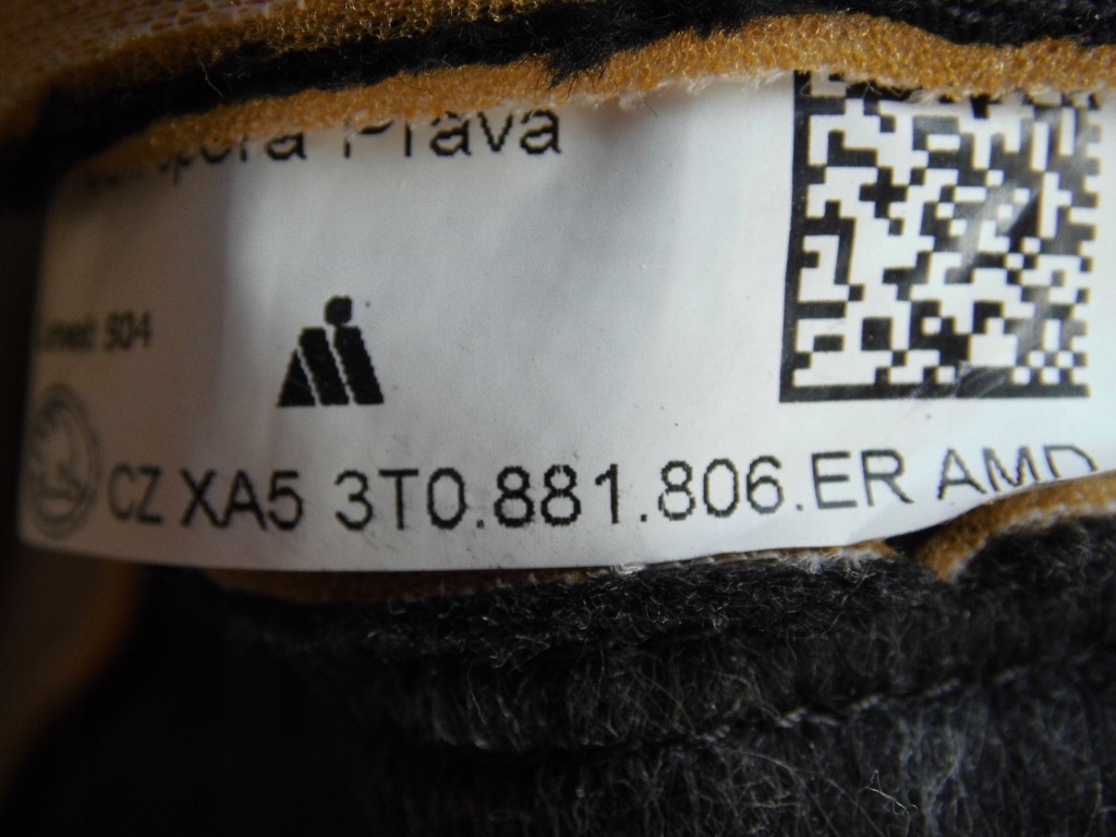 фото №8, Оббивка сидіння спинка пасажира skoda superb ii