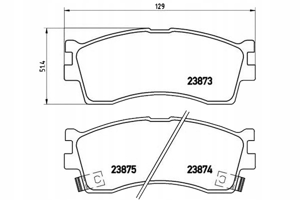 фото №15, Brembo p 30 016 набір гальмівних колодок гальмівних, гальма дискові