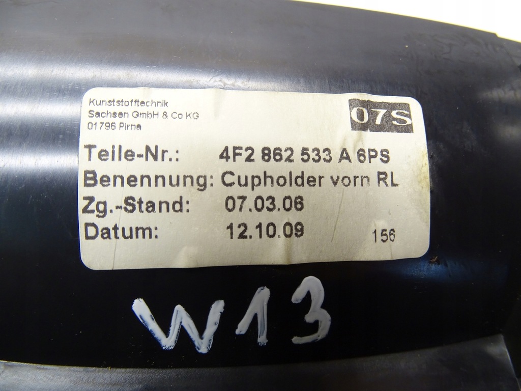 фото №9, Бардачок кронштейн na чашка напої прикурювач 4f2862533 audi a6 c6