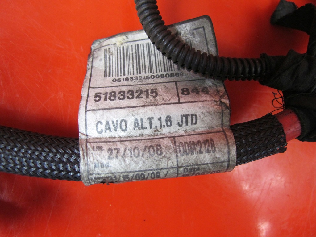 фото №7, Lancia delta iii 1.6 mj електропроводка джгут двигуна