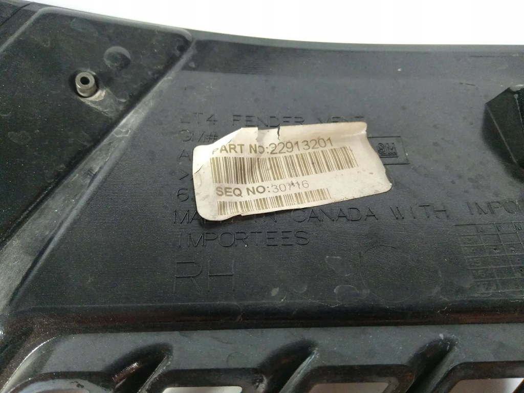 фото №8, Chevrolet corvette c7 z06 впуск крила правий 2014-19