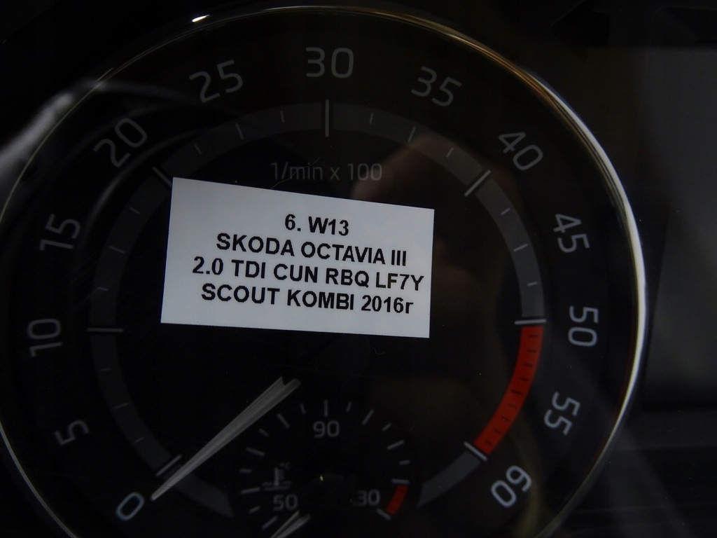 фото №7, Счетчик приборы skoda octavia iii scout 2.0 tdi 16r 5e0920959b