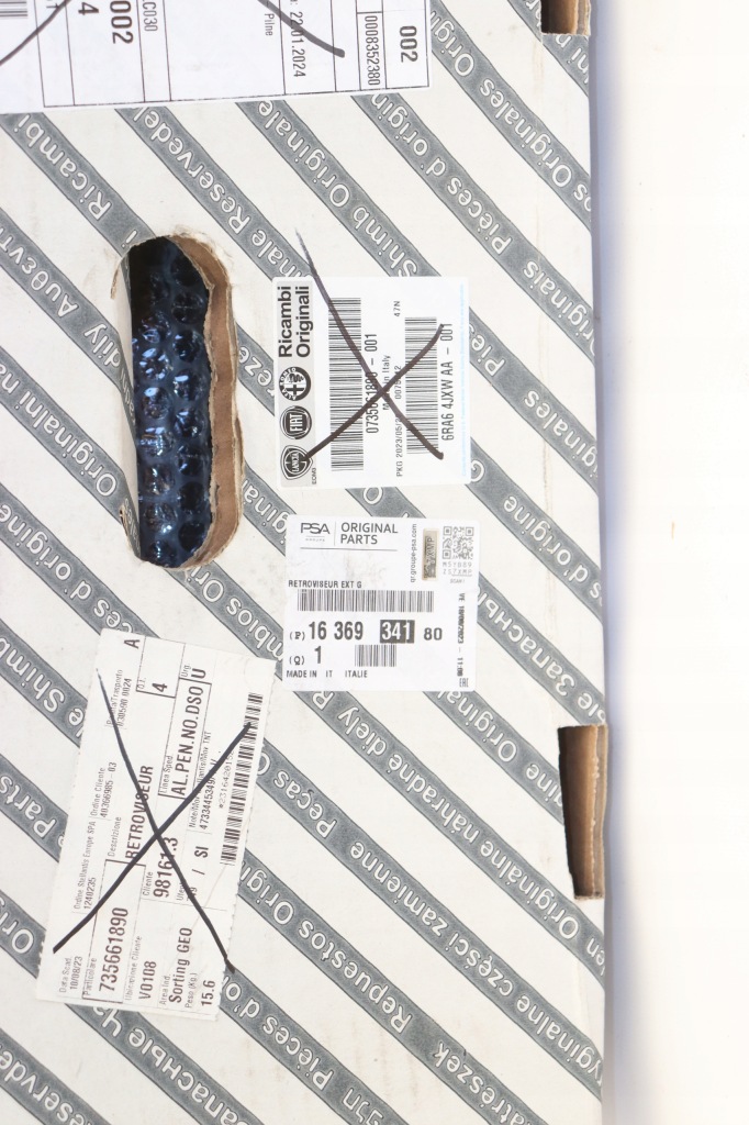 Зеркало наружное левая ducato boxer jumper 1636934180 оригинальный номер nowe! с Разборки