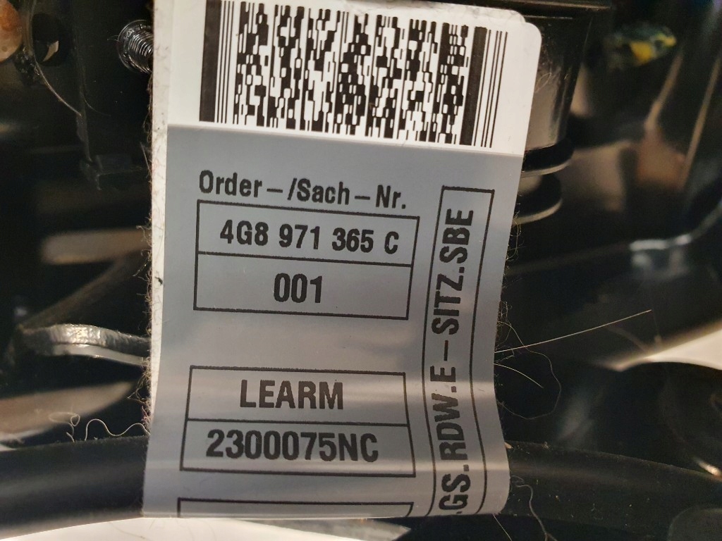 фото №11, Audi a6 c7 4g сиденье пассажира кожа с подогревом elektry