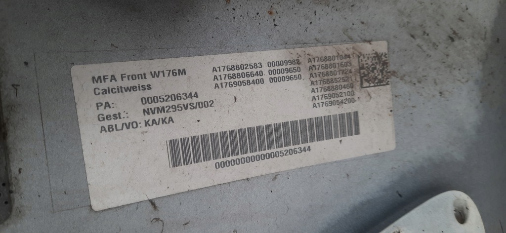 фото №13, Бампер перед mercedes w176 lift a-klasa