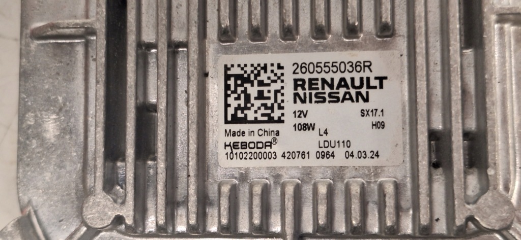 фото №1, Renault megane v e-tech austral espace vi преобразователь модуль лампа перед