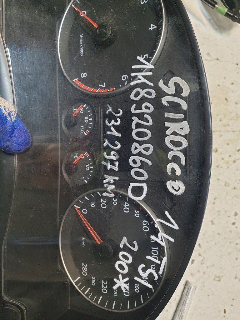 фото №6, Счетчик приборы vw scirocco 1.4 tsi 1k8920860d