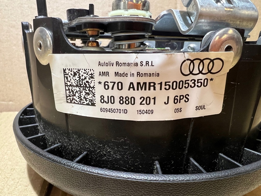 фото №9, Audi tt 8j s3 rs3 a3 8p подушка повітряна подушка безпеки водія soul 8j0880201j