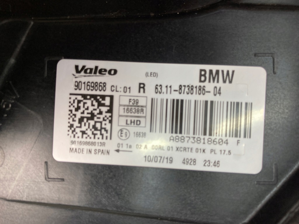 фото №7, Лампа права передня bmw x2 f39 full led 8738186