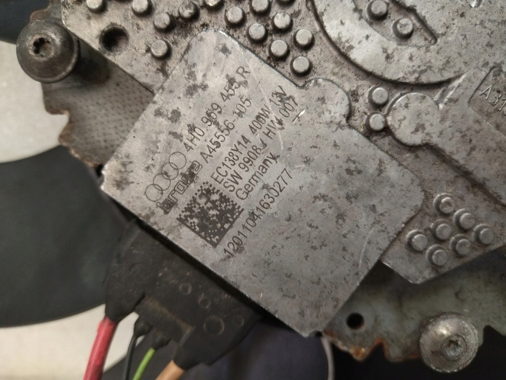 фото №8, 4h0959455r вентилятор радіатора 2.0 tfsi audi a8 d4 audi rs5 2010+