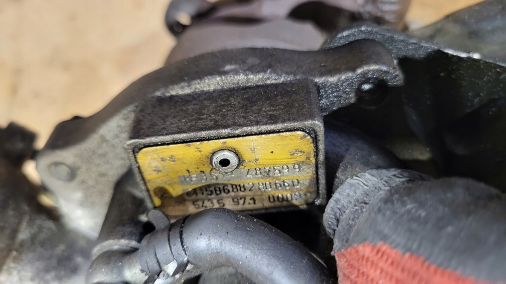 Турбина турбонагнетатель ford fiesta mk6 02- 1,4 tdci 487599 Недорого