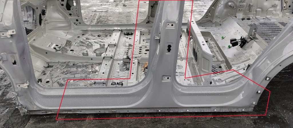 фото №1, Чверть поріг лівий блок двигуна середній volkswagen id.4 vw id4