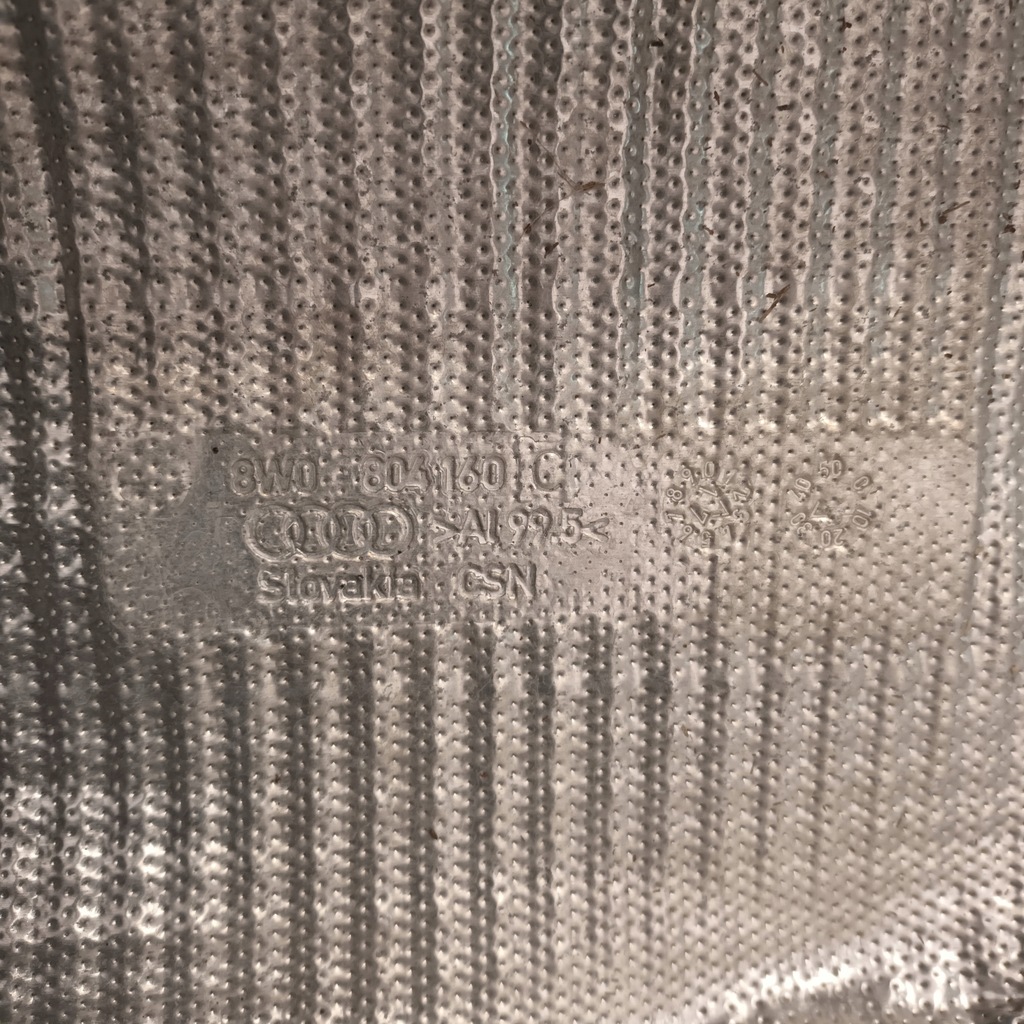 фото №7, Audi a5 3.0 18- защита тепловая трубы выпускной 8w0804160 usa