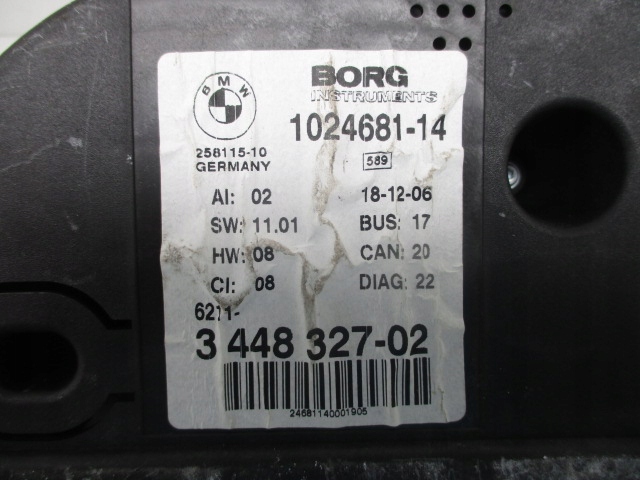 фото №6, Bmw e83 x3 2.0d 3.0d счетчик приборы uk 3448327