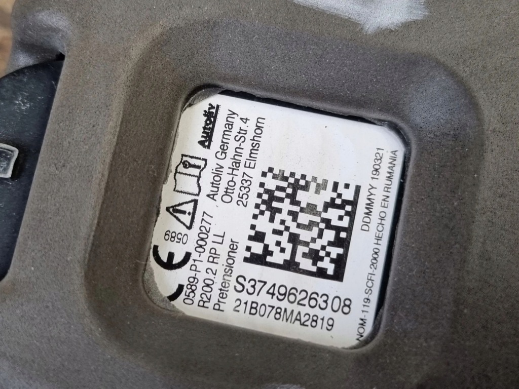 фото №7, 2021 bmw 3 g20 g21 задний pas безопасности 636156500h